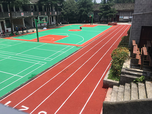 吉首鳳凰縣培民學校塑膠跑道 綠色環保 吉首鳳凰縣培民學校塑膠跑道 綠色環保